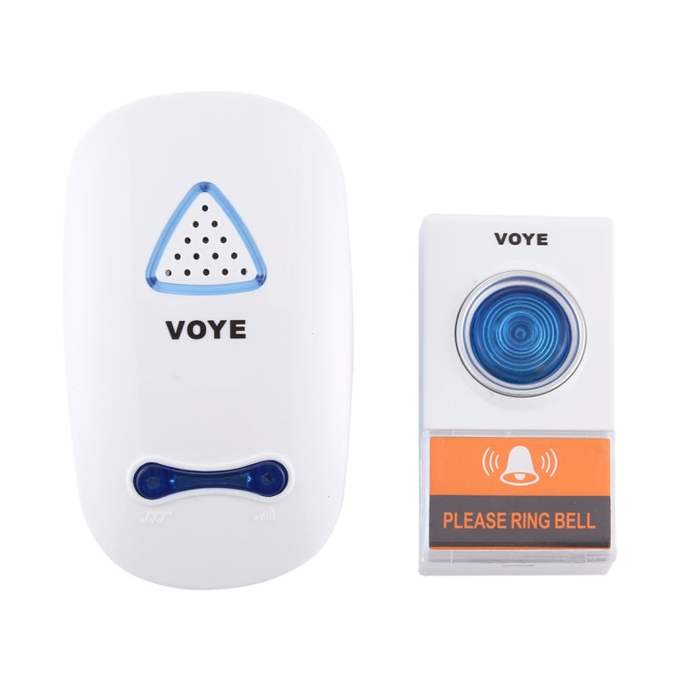 VOYE V025A Home Music Remote Control Wireless Doorbell with 38 Polyphony Sounds, US Plug, V025A VOYE V025A Home Music Remote Control Wireless Doorbell with 38 Polyphony Sounds, US Plug, V025A